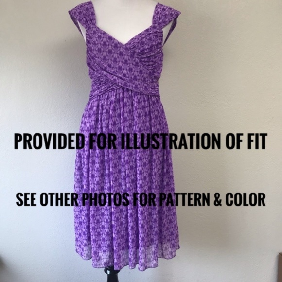 Chadwicks Polka Dot Floral Dress - Picture 3 of 3